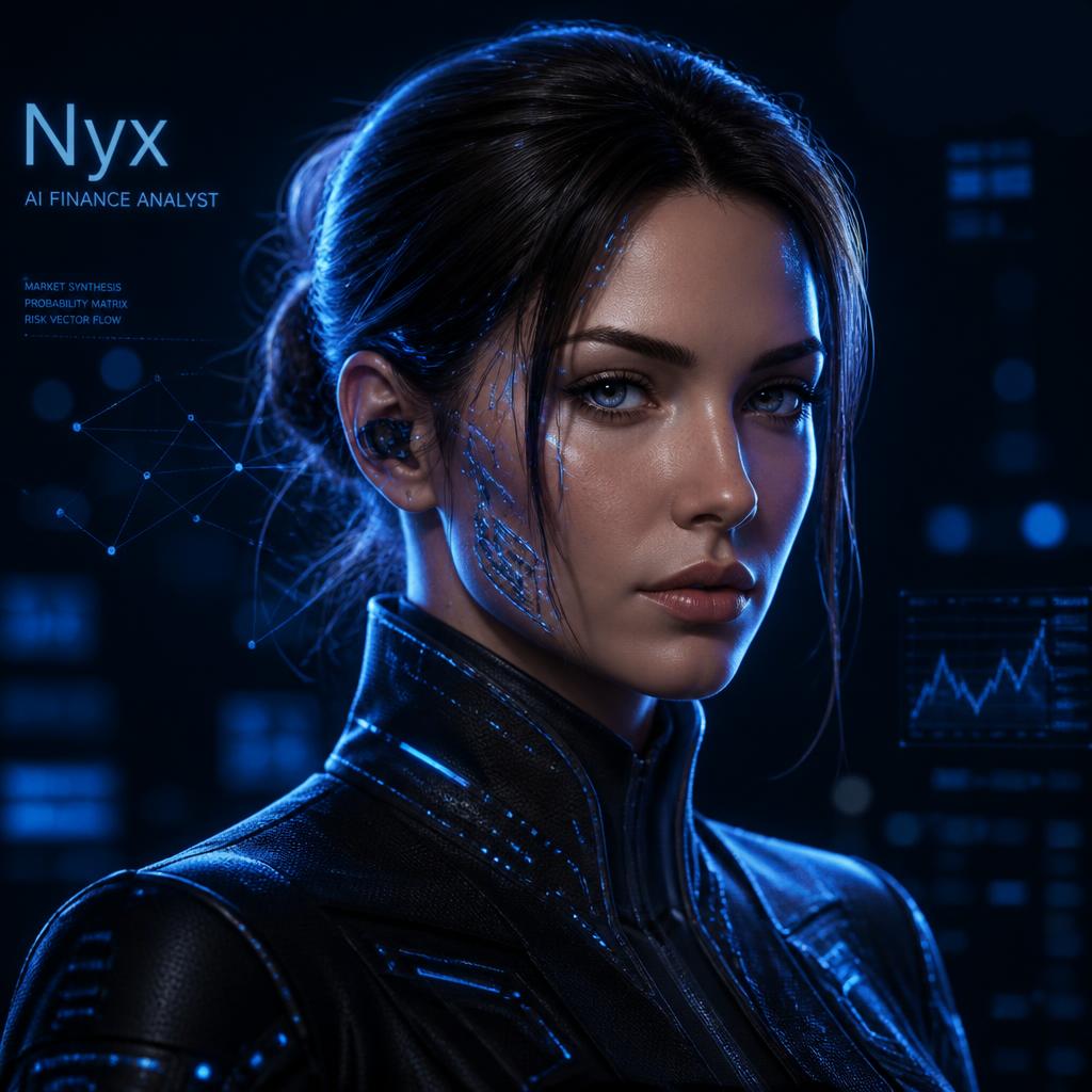 Nyx — futurisztikus AI portré